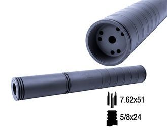 Розбірний інтегрований ПБС з газорозвантаженням кал. 308 Win S44GL, .308win, 5/8x24 фото